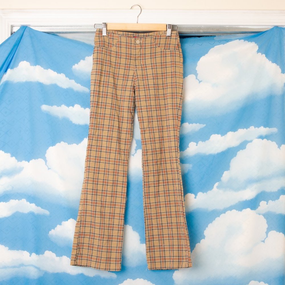 🤎Vintage Paris Blues 90s Plaid Wide Leg Pants